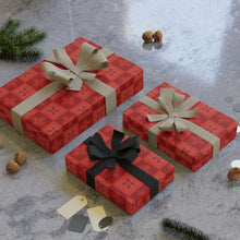 Load image into Gallery viewer, Ulu Quilt Wrapping Paper (Light Red)