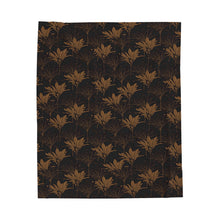 Load image into Gallery viewer, Kī Velveteen Plush Blanket (Brown)