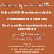 Load image into Gallery viewer, EXCLUSIVE Puakenikeni Squares Seamless Pattern (2 Files included)
