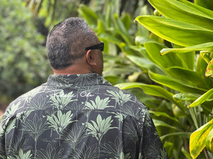 Kī Aloha Shirt (Gray/Sage)