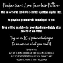 Load image into Gallery viewer, Puakenikeni Love Seamless Pattern (5 Files Included)