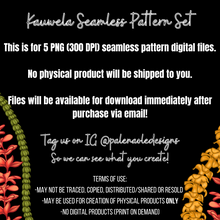 Load image into Gallery viewer, Kauwela Seamless Pattern Set (5 Files included)