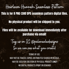 Load image into Gallery viewer, EXCLUSIVE Heirloom Hunneh Seamless Pattern (8 Files included)
