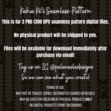 Load image into Gallery viewer, EXCLUSIVE Kaha Ki’i Seamless Pattern (3 Files included)
