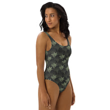 Load image into Gallery viewer, Kī One-Piece Swimsuit (Gray/Sage)