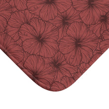 Load image into Gallery viewer, Hibiscus Bath Mat (Pink)