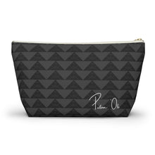 Load image into Gallery viewer, ‘Io Script Accessory Pouch w T-bottom (Gray)