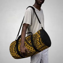 Load image into Gallery viewer, Tribal Script Duffel Bag (Yellow)