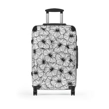 Load image into Gallery viewer, Hibiscus Cabin Suitcase (B&W)
