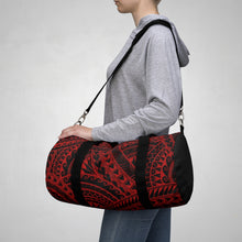 Load image into Gallery viewer, Tribal Script Duffel Bag (Red)