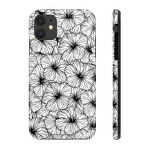 Load image into Gallery viewer, Hibiscus Phone Case (B&W)