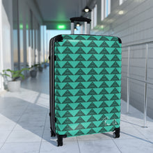 Load image into Gallery viewer, ‘Io Script Suitcase (Teal)
