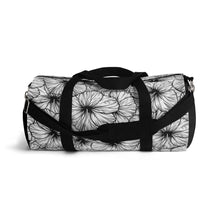 Load image into Gallery viewer, Hibiscus Duffel Bag (B&W)