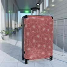 Load image into Gallery viewer, Hibiscus Cabin Suitcase (Light Pink)