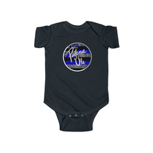 Load image into Gallery viewer, Kanaka Kollection Palena ‘Ole Flag Infant Fine Jersey Bodysuit (Royal Blue)