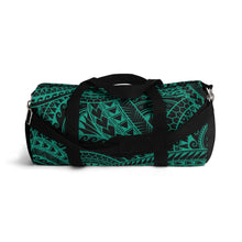 Load image into Gallery viewer, Tribal Script Duffel Bag (Teal)