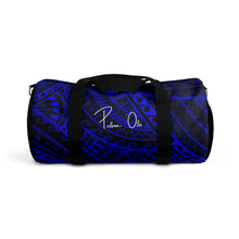 Load image into Gallery viewer, Tribal Script Duffel Bag (Royal Blue)