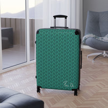 Load image into Gallery viewer, Spear Suitcase (Teal)