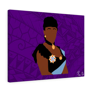Queen Liliuokalani Canvas Gallery Wraps (Purple)