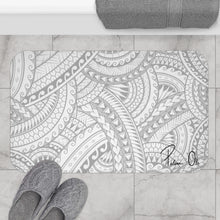 Load image into Gallery viewer, Tribal Bath Mat (White)