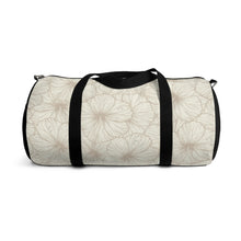 Load image into Gallery viewer, Hibiscus Duffel Bag (Off White)
