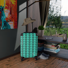 Load image into Gallery viewer, ‘Io Script Suitcase (Teal)