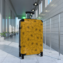 Load image into Gallery viewer, Hibiscus Suitcase (Yellow)
