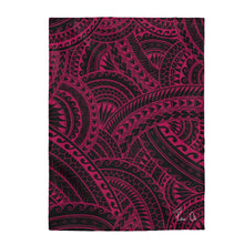 Load image into Gallery viewer, Tribal Velveteen Plush Blanket (Pink)