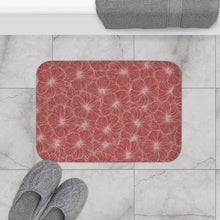 Load image into Gallery viewer, Hibiscus Bath Mat (Light Pink)