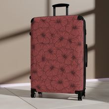 Load image into Gallery viewer, Hibiscus Suitcase (Pink)