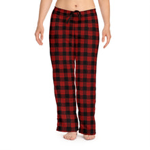 Load image into Gallery viewer, Women’s Kanaka Plaid Pajama Pants (Red)