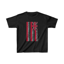 Load image into Gallery viewer, Kanaka Kollection Tribal Flag Kids Heavy Cotton™ Tee (Gray)