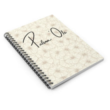 Load image into Gallery viewer, Hibiscus Spiral Notebook - Ruled Line (Off White)
