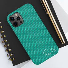 Load image into Gallery viewer, Spear Script Phone Case (Teal)