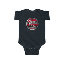 Load image into Gallery viewer, Kanaka Kollection Palena ‘Ole Flag Infant Fine Jersey Bodysuit (Gray)
