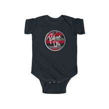 Load image into Gallery viewer, Kanaka Kollection Palena ‘Ole Flag Infant Fine Jersey Bodysuit (Gray)