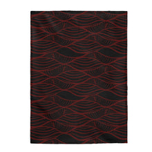 Load image into Gallery viewer, NALU Velveteen Plush Blanket (Red)