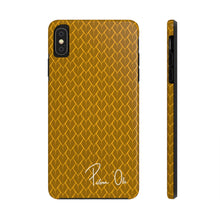 Load image into Gallery viewer, Spear Script Phone Case (Yellow)