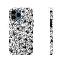 Load image into Gallery viewer, Hibiscus Phone Case (B&W)