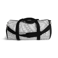 Load image into Gallery viewer, Tribal Script Duffel Bag (White)