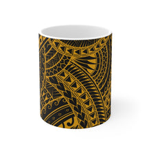 Load image into Gallery viewer, Tribal Graphic Mug 11oz (Yellow)
