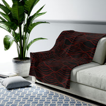 Load image into Gallery viewer, NALU Velveteen Plush Blanket (Red)