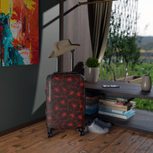 Load image into Gallery viewer, Hibiscus Suitcase (Red Outline)