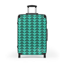 Load image into Gallery viewer, ‘Io Script Suitcase (Teal)