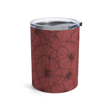 Load image into Gallery viewer, Hibiscus Tumbler Cup 10oz (Pink)