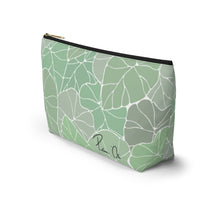 Load image into Gallery viewer, Light Kalo Script Accessory Pouch w T-bottom
