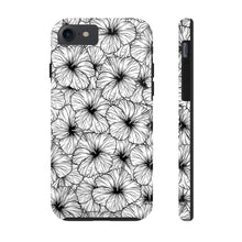 Load image into Gallery viewer, Hibiscus Phone Case (B&W)