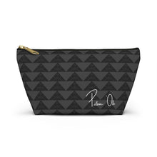 Load image into Gallery viewer, ‘Io Script Accessory Pouch w T-bottom (Gray)