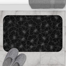 Load image into Gallery viewer, Hibiscus Bath Mat (Gray)