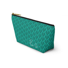 Load image into Gallery viewer, Spear Script Accessory Pouch w T-bottom